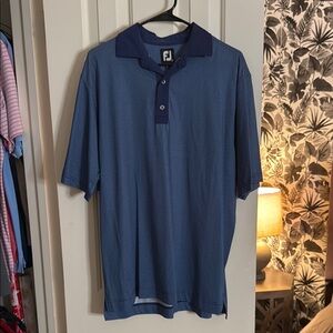 FootJoy Blue Polo Shirt Classic Versatile Design